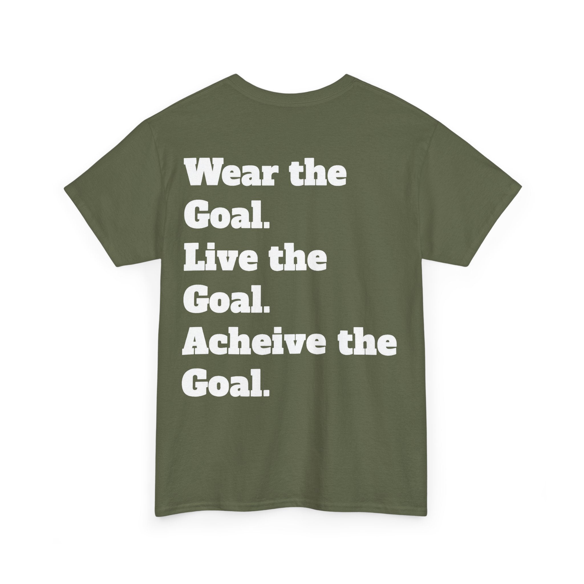 Field Goals Sportswear Motivational T-Shirt — "Wear the Goal, Live the Goal, Achieve the Goal"