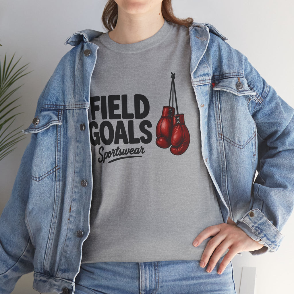 Field Goals Boxing Tee — 'Field Goals Sportswear' Graphic T-Shirt