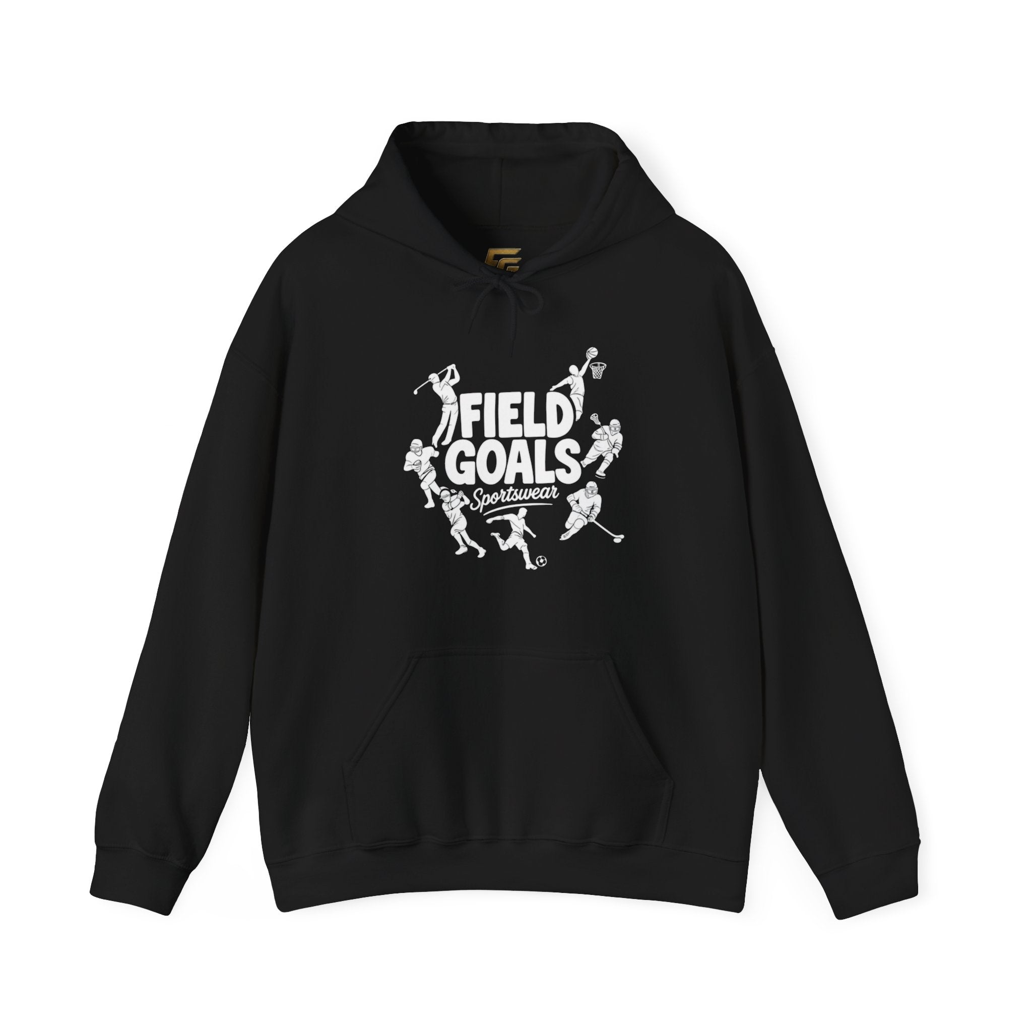 Field Goals Sportswear Hoodie – Players Silhouette Black Pullover