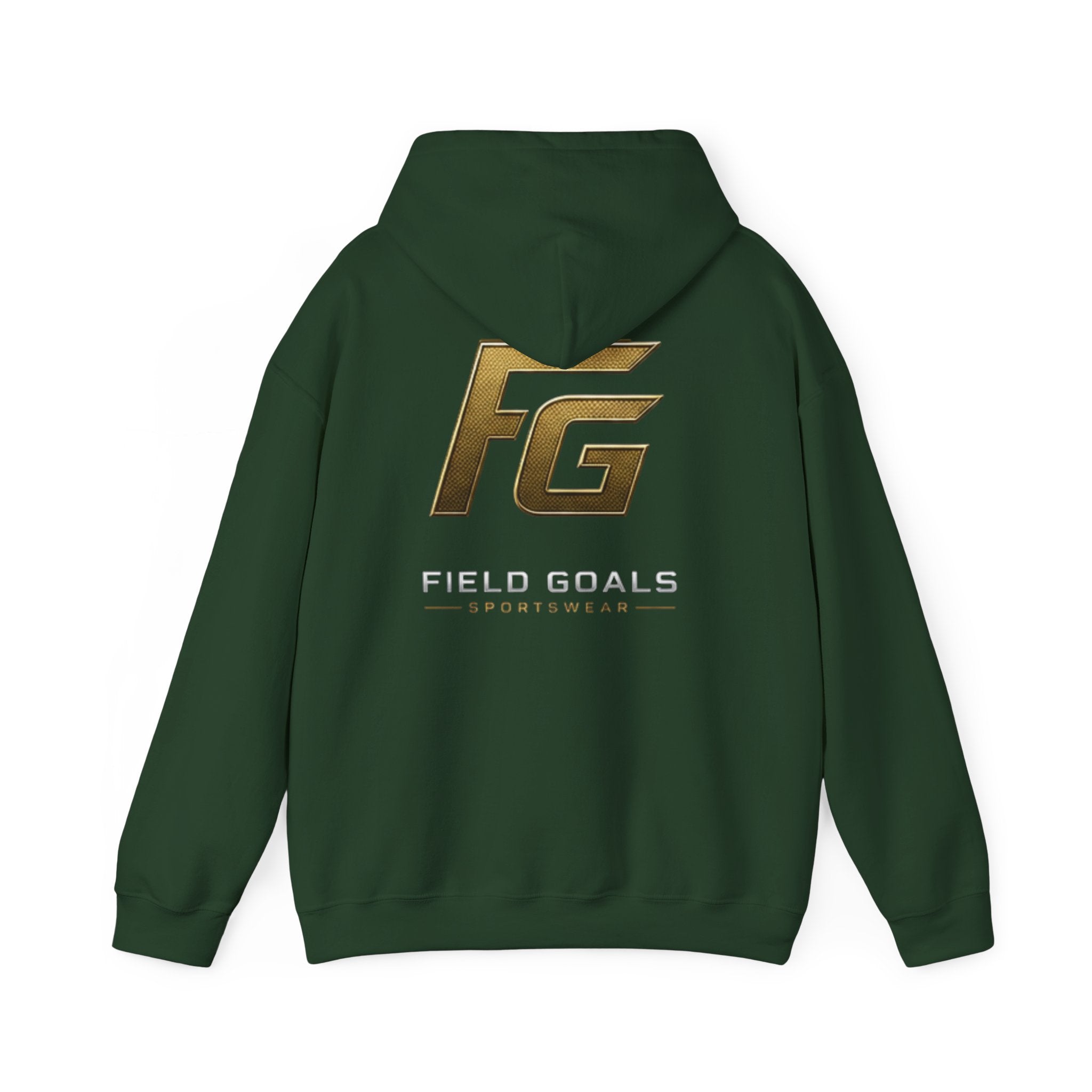 Field Goals Hoodie — Gold Logo Sportswear Pullover