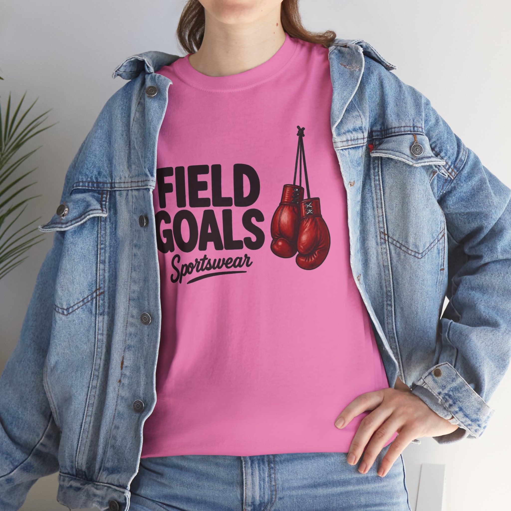 Field Goals Boxing Tee — 'Field Goals Sportswear' Graphic T-Shirt