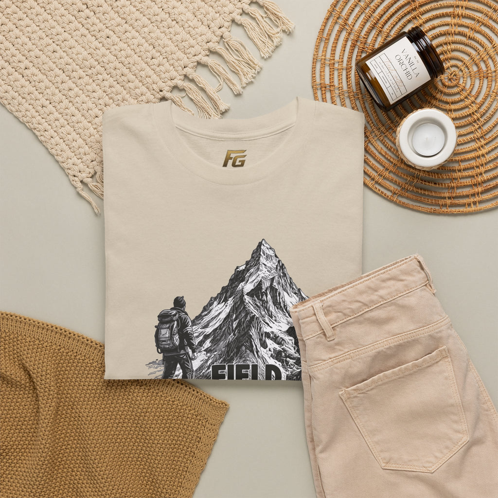 Field Goals Mountain Hiking Tee — Adventure Graphic T-Shirt