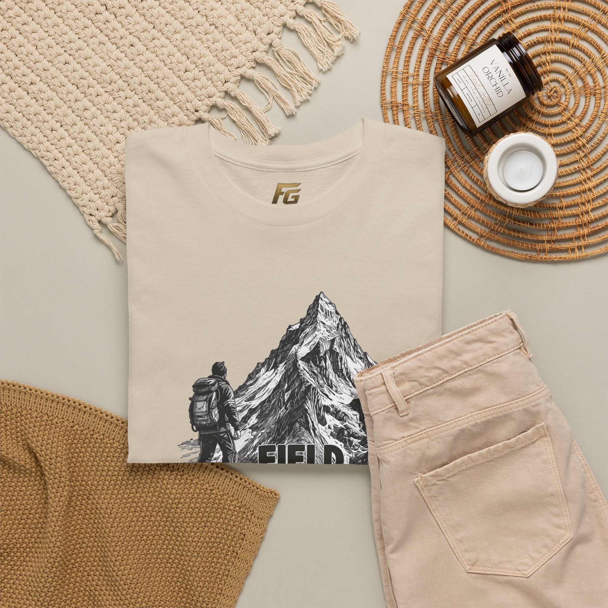 Field Goals Mountain Hiking Tee — Adventure Graphic T-Shirt