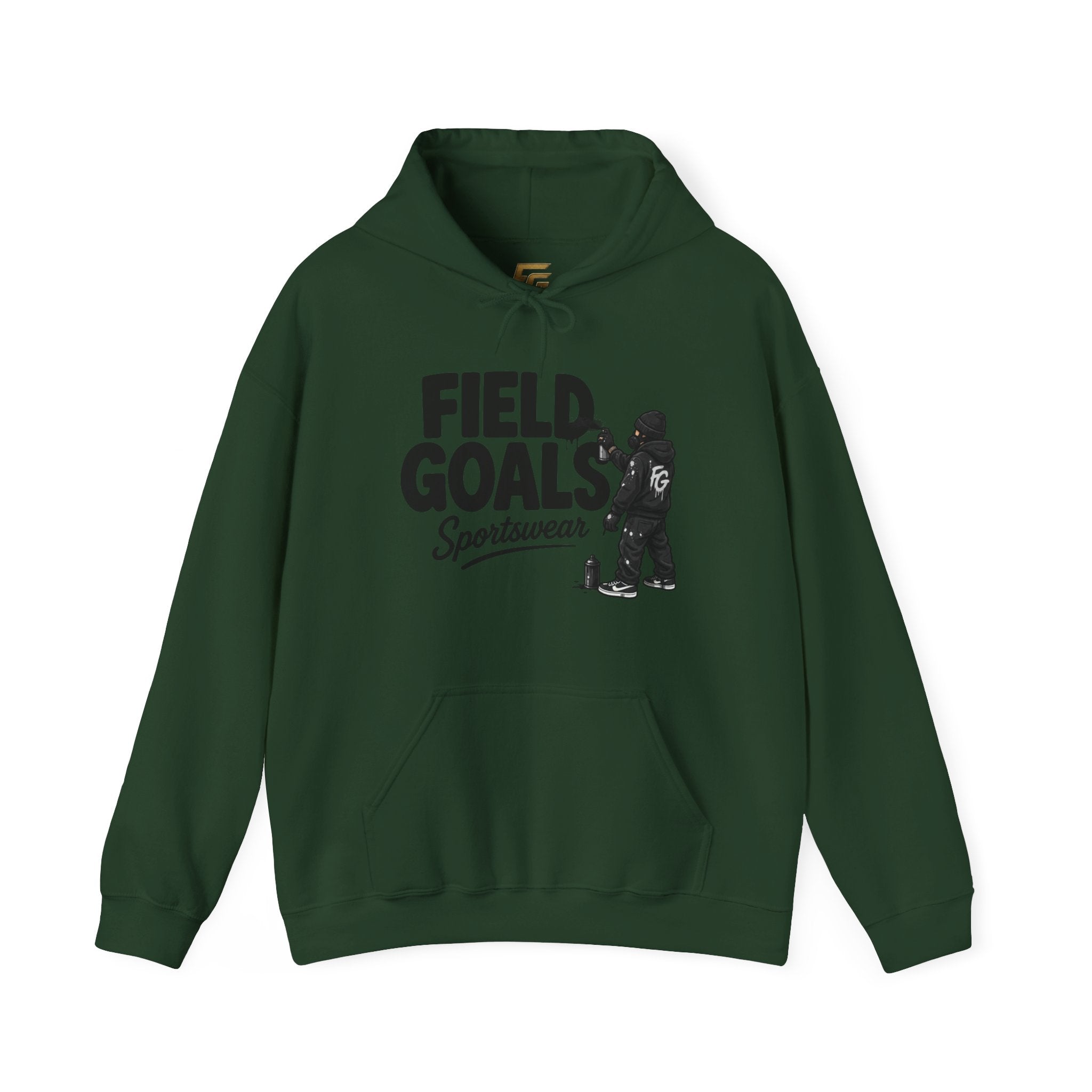 Field Goals Sportswear Hoodie — Graffiti Artist Graphic  Pullover