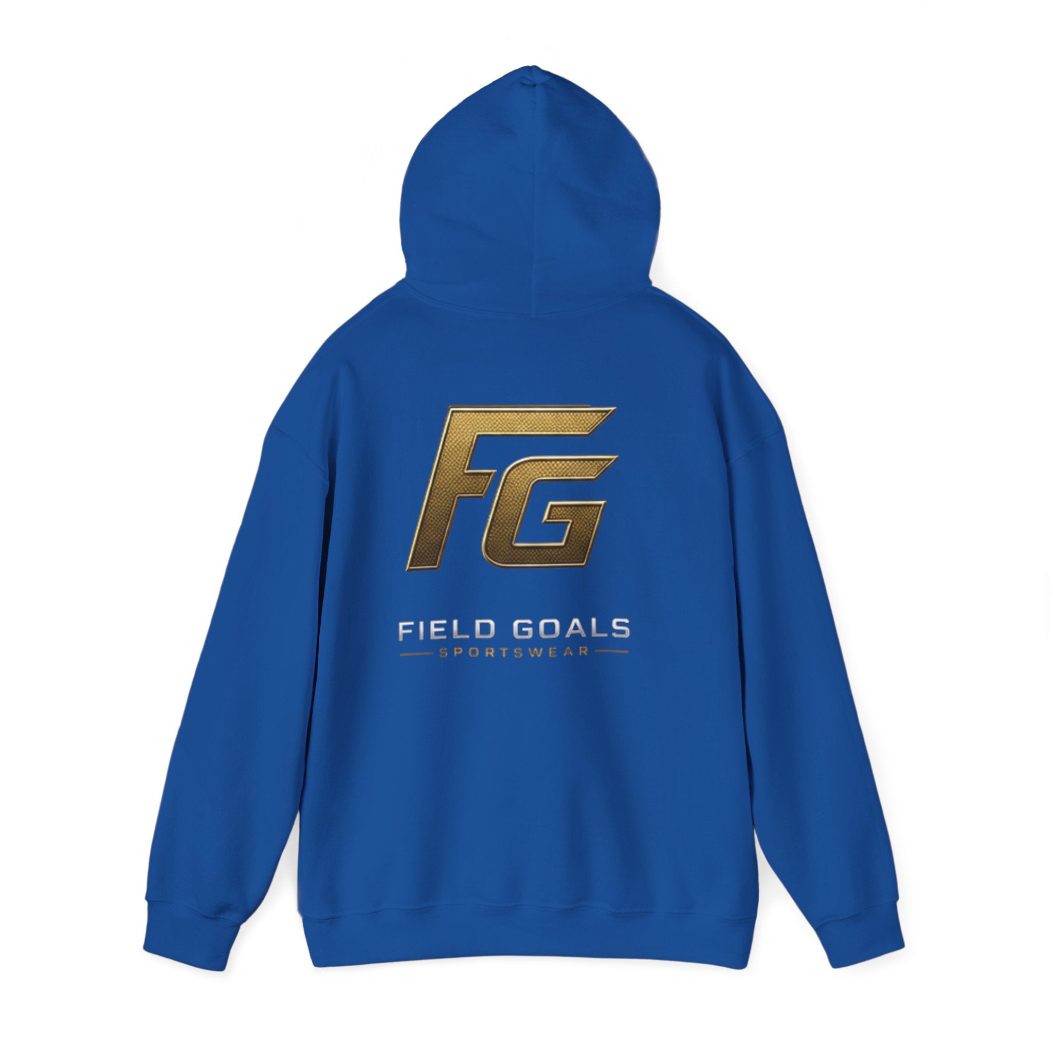Field Goals Hoodie — Gold Logo Sportswear Pullover
