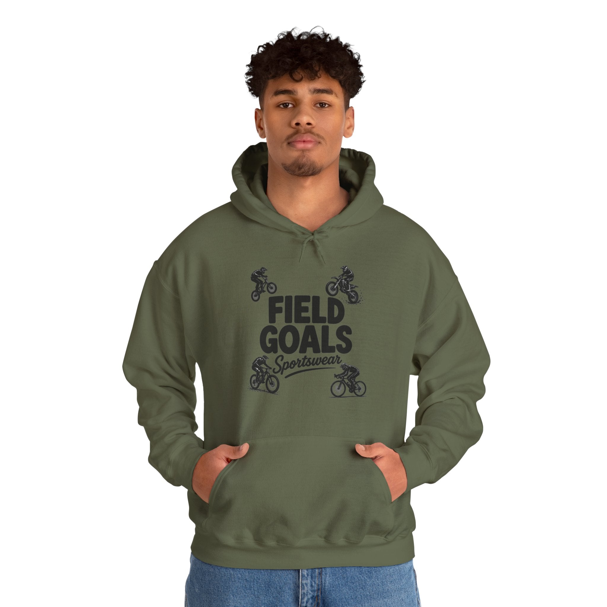 Field Goals Sportswear Hoodie – Bike Rider Sweatshirt