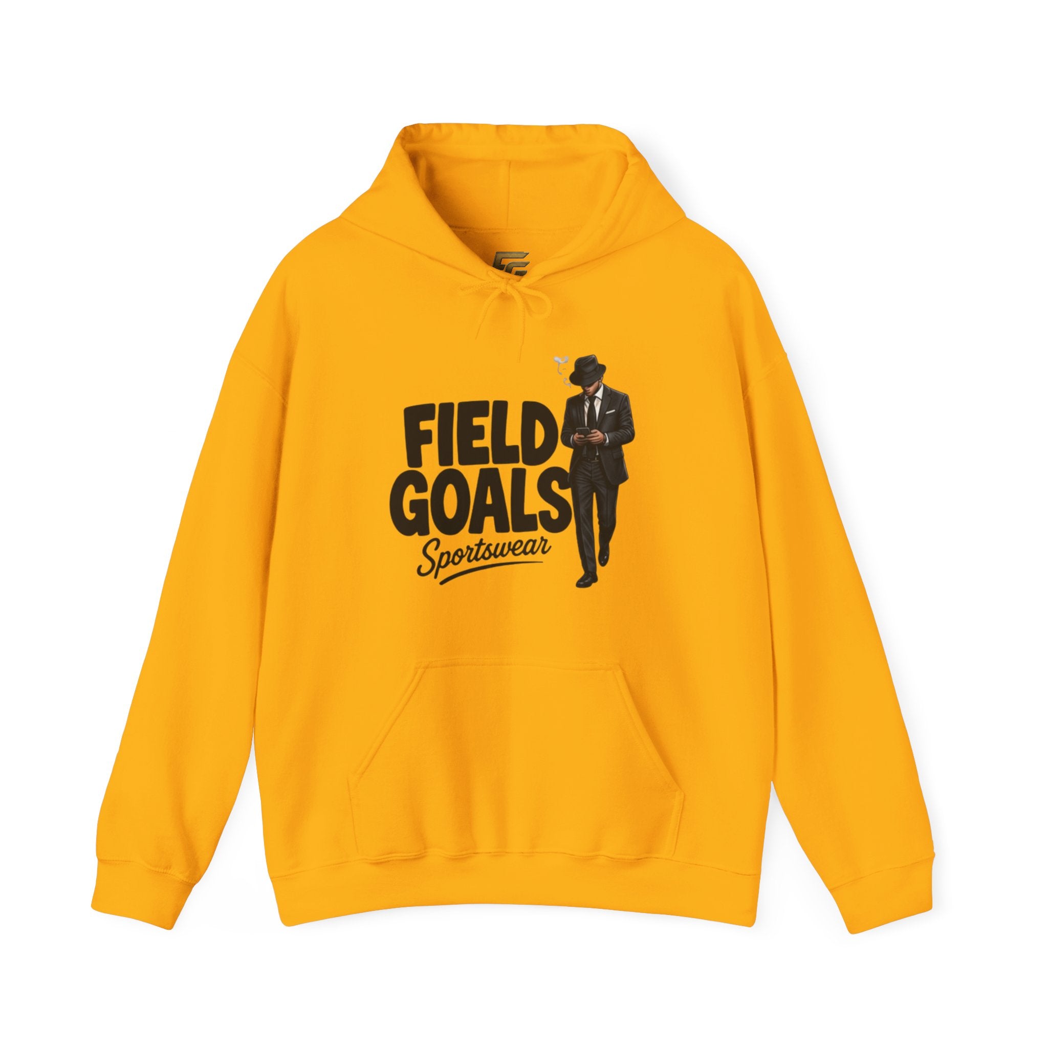Field Goals Sportswear Hoodie — Retro Gentleman White Pullover