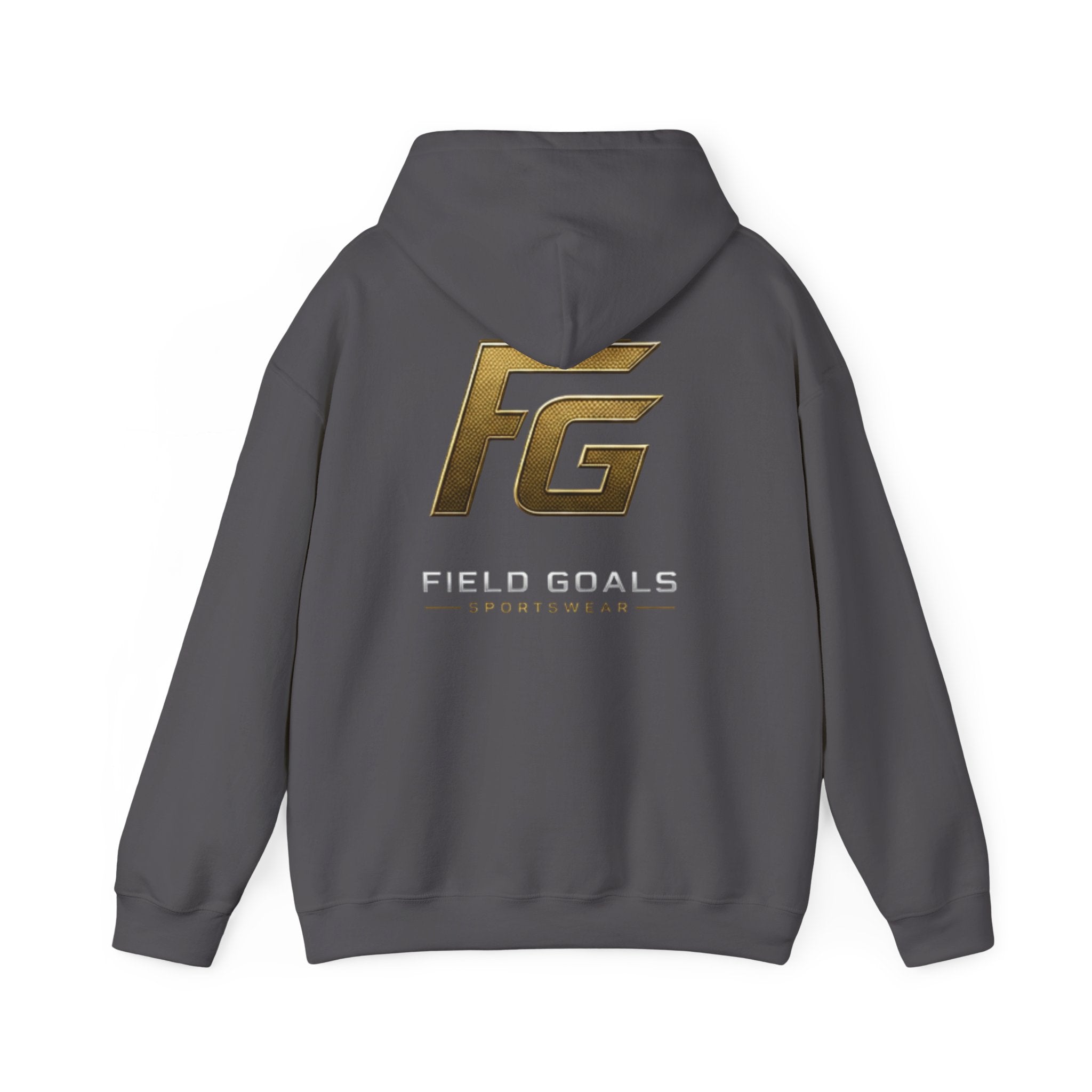 Field Goals Hoodie — Gold Logo Sportswear Pullover