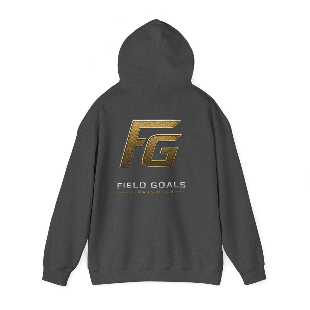 Field Goals Hoodie — Gold Logo Sportswear Pullover