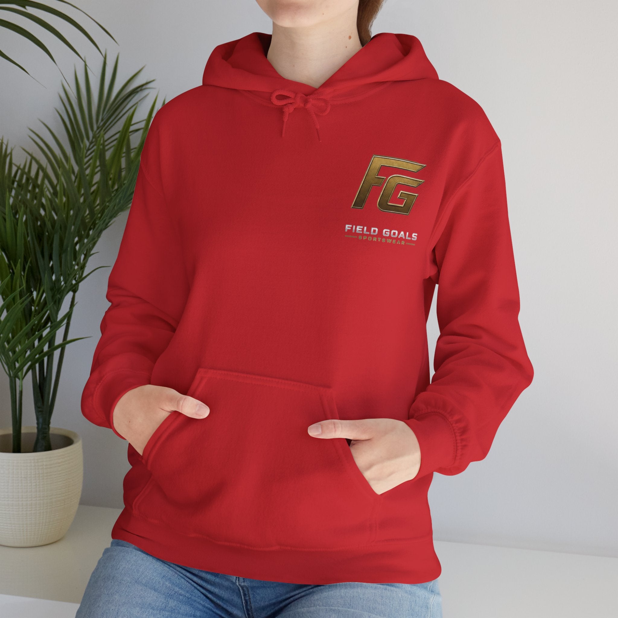 Field Goals Sportswear Pullover Hoodie — "Wear the Goal. Live the Goal. Achieve the Goal." Motivational