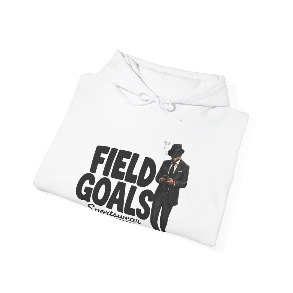 Field Goals Sportswear Hoodie — Retro Gentleman White Pullover