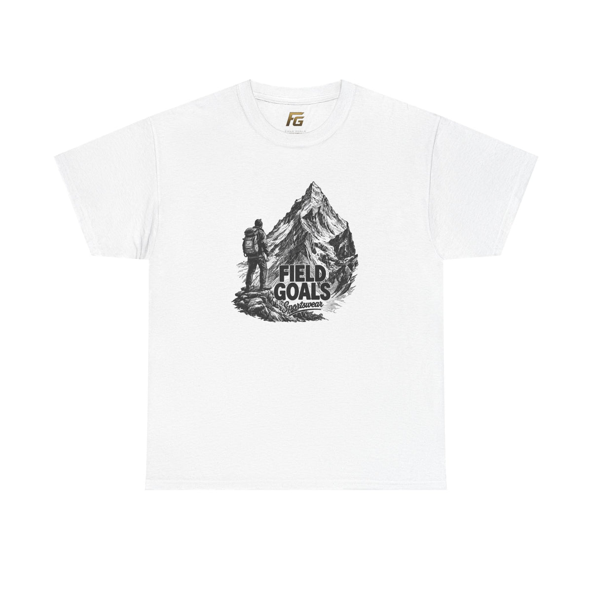 Field Goals Mountain Hiking Tee — Adventure Graphic T-Shirt