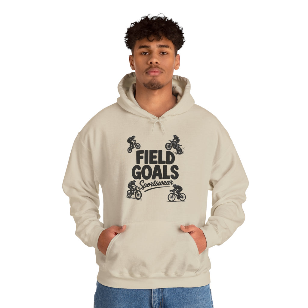Field Goals Sportswear Hoodie – Bike Rider Sweatshirt
