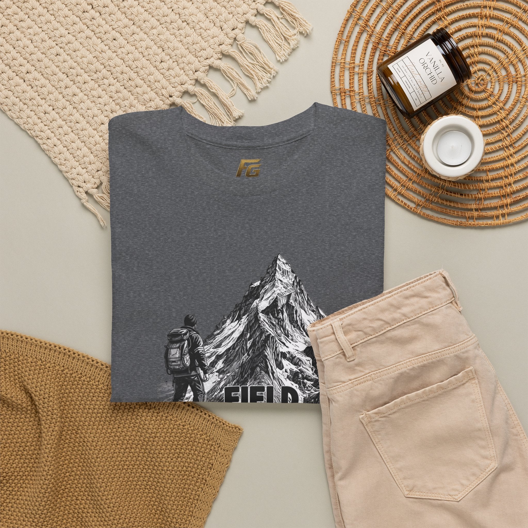 Field Goals Mountain Hiking Tee — Adventure Graphic T-Shirt