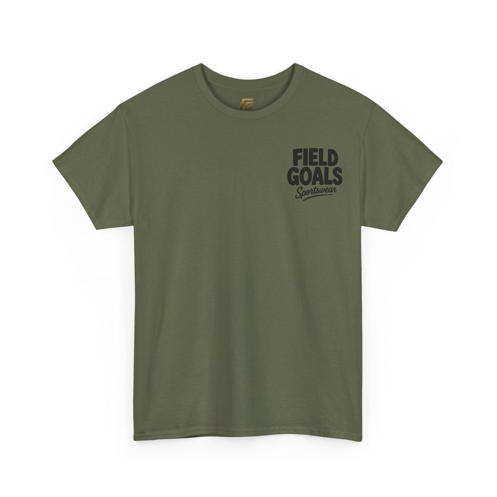 Field Goals Sportswear — "Wear the Goal. Live the Goal. Acheive the Goal." Motivational T-Shirt