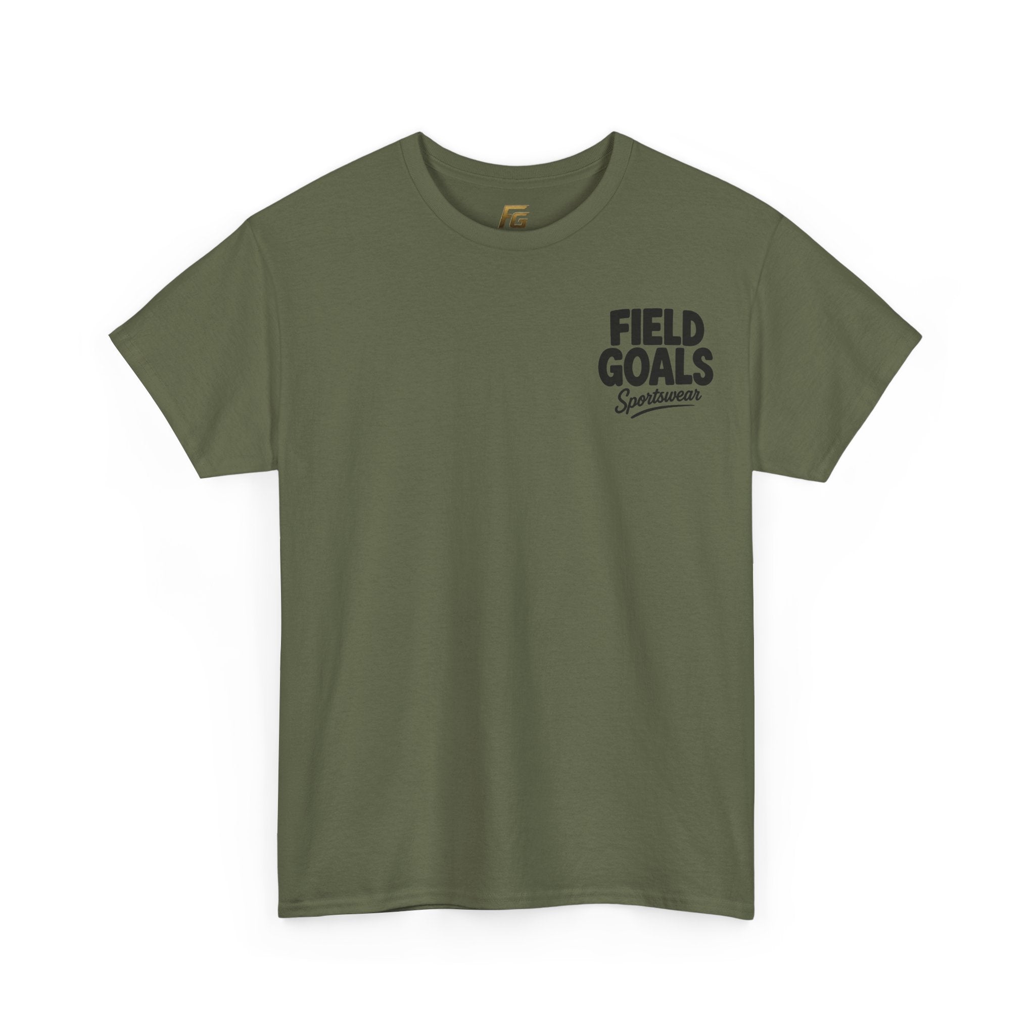 Field Goals Sportswear — "Wear the Goal. Live the Goal. Acheive the Goal." Motivational T-Shirt