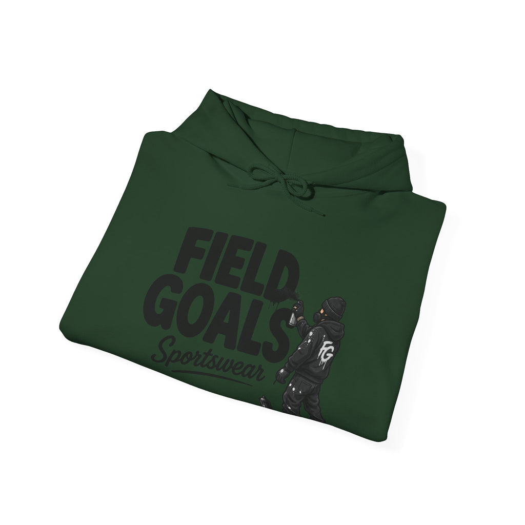 Field Goals Sportswear Hoodie — Graffiti Artist Graphic  Pullover