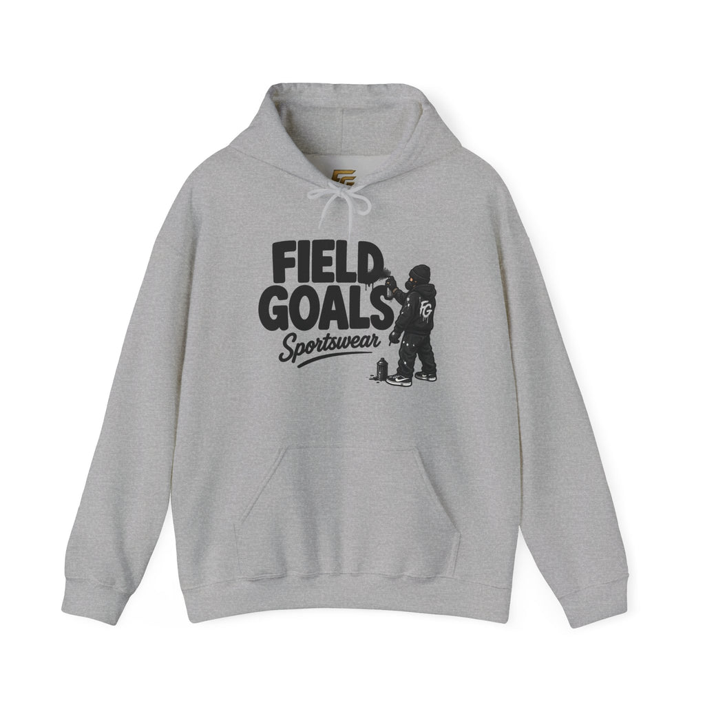 Field Goals Sportswear Hoodie — Graffiti Artist Graphic  Pullover
