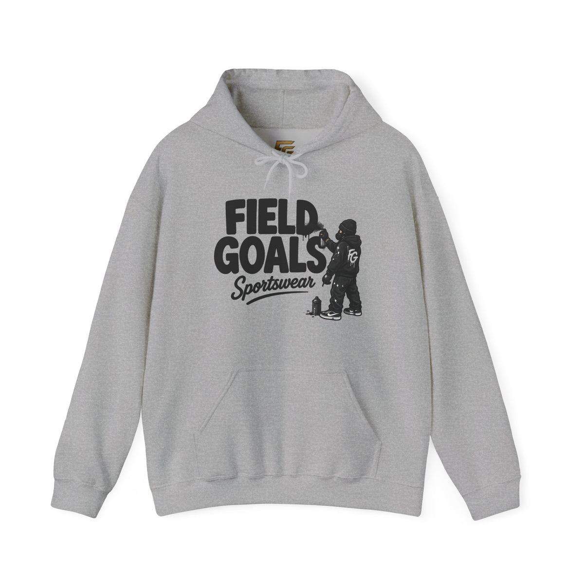 Field Goals Sportswear Hoodie — Graffiti Artist Graphic  Pullover