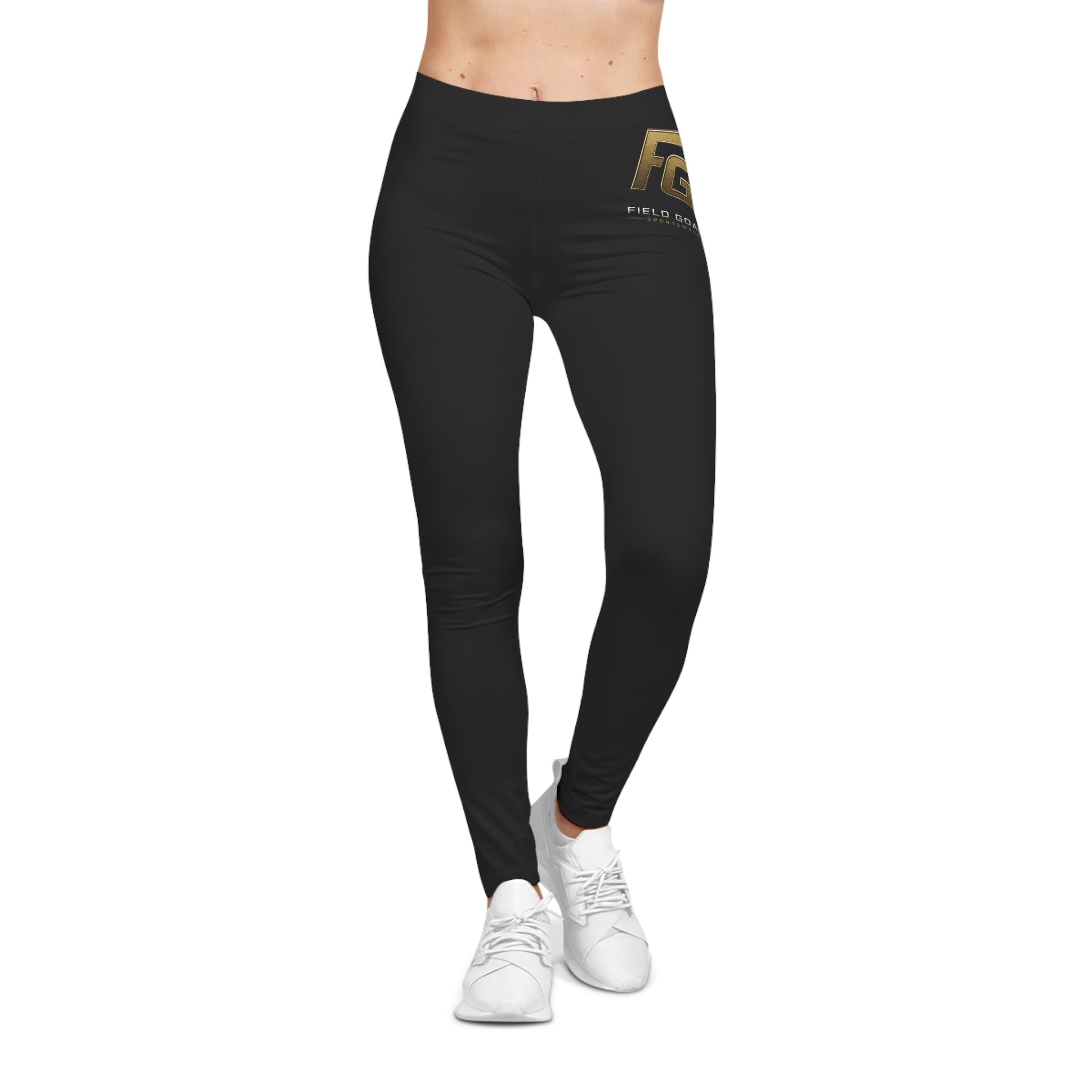 FG Logo Black Women's  Casual Leggings