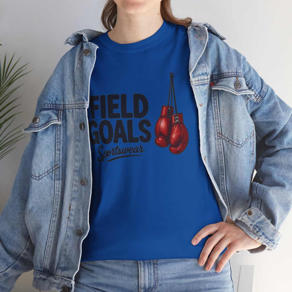 Field Goals Boxing Tee — 'Field Goals Sportswear' Graphic T-Shirt