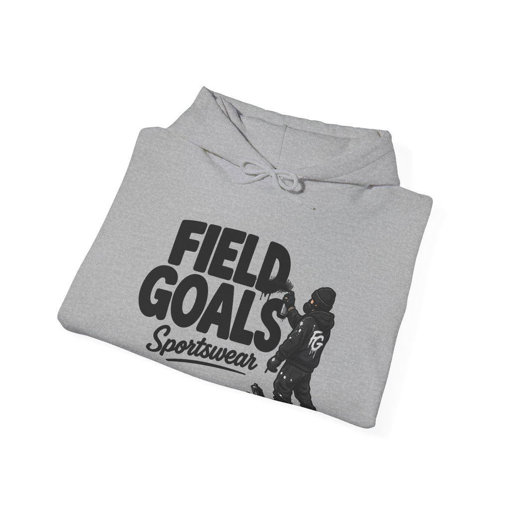 Field Goals Sportswear Hoodie — Graffiti Artist Graphic  Pullover