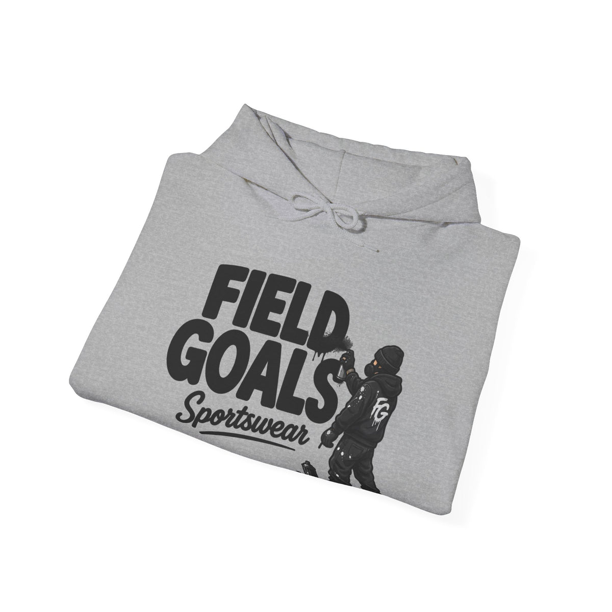 Field Goals Sportswear Hoodie — Graffiti Artist Graphic  Pullover