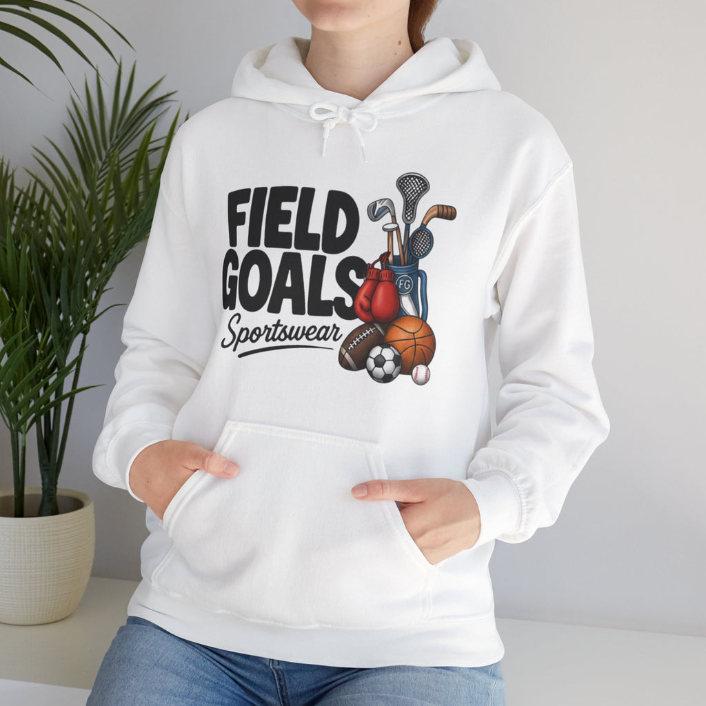 Field Goals Sportswear Hoodie — Multi-Sport Graphic Sweatshirt
