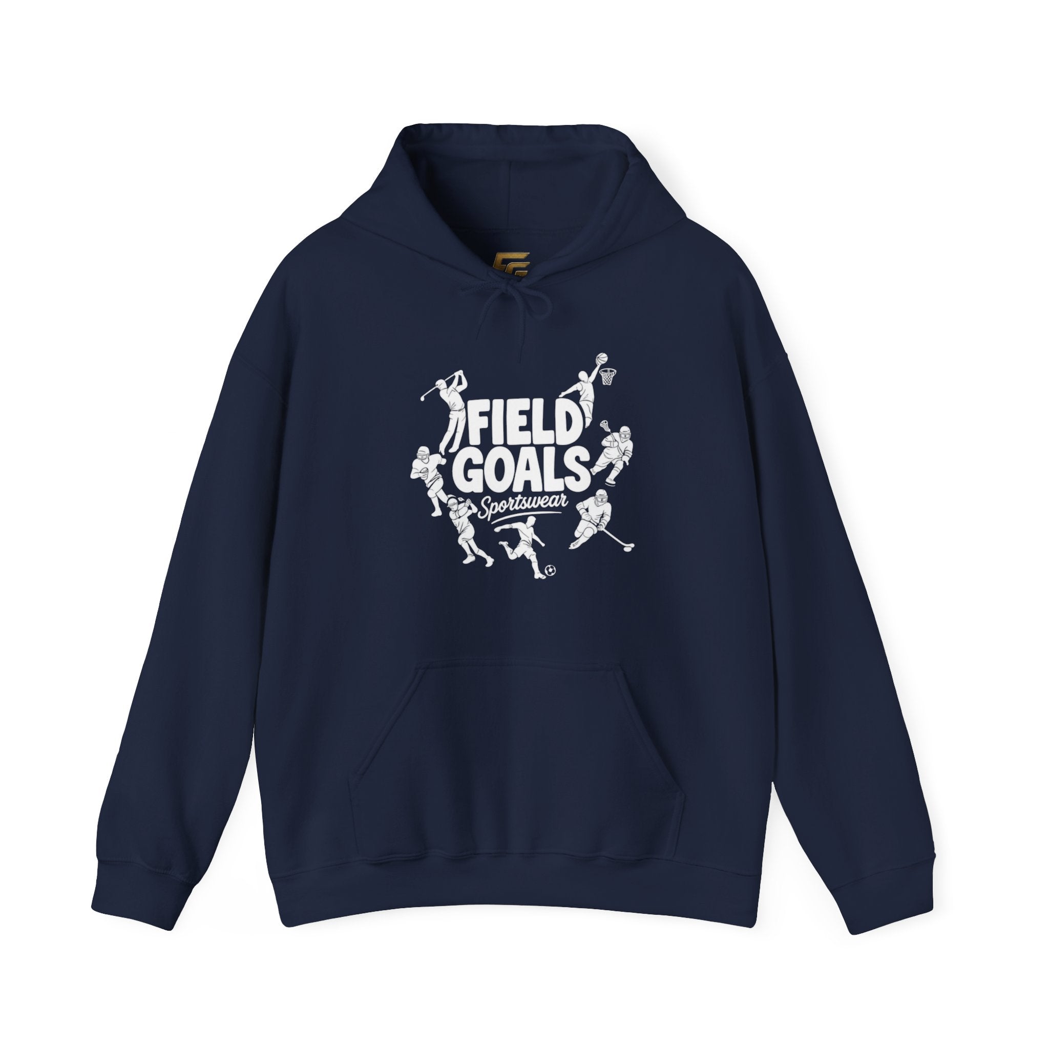 Field Goals Sportswear Hoodie – Players Silhouette Black Pullover