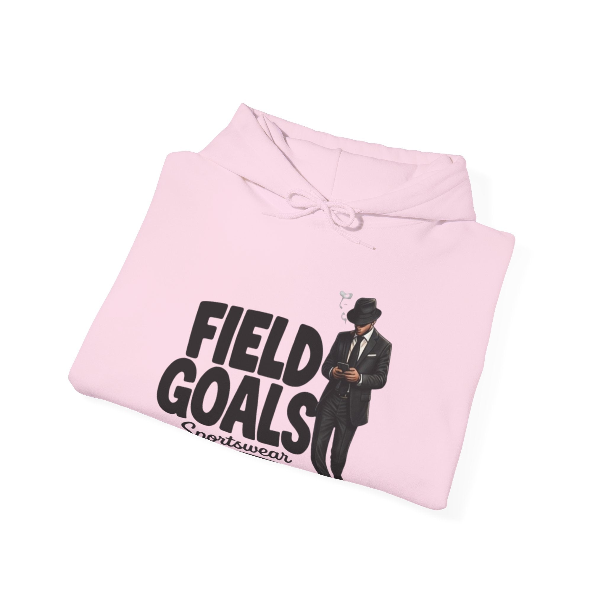 Field Goals Sportswear Hoodie — Retro Gentleman White Pullover