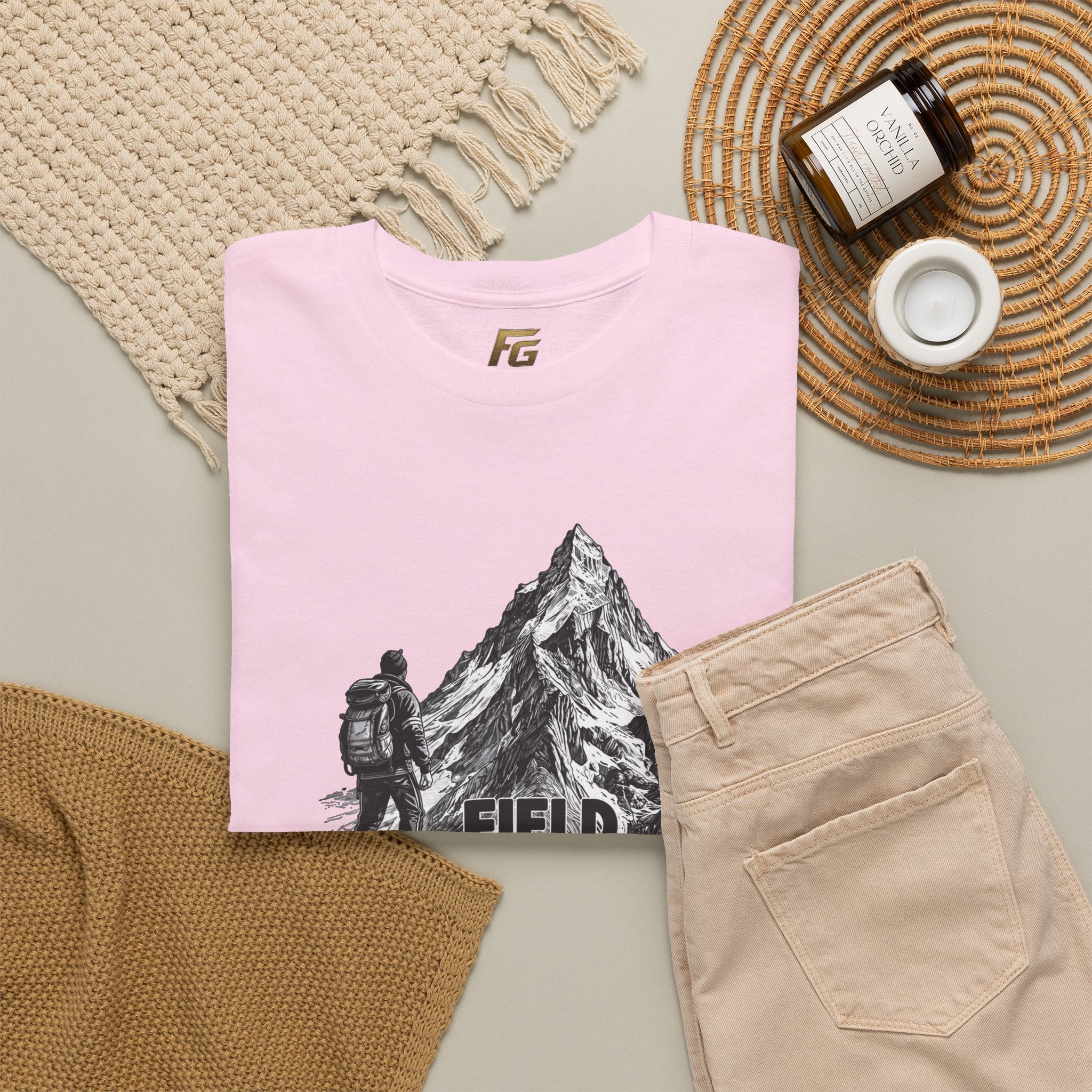 Field Goals Mountain Hiking Tee — Adventure Graphic T-Shirt
