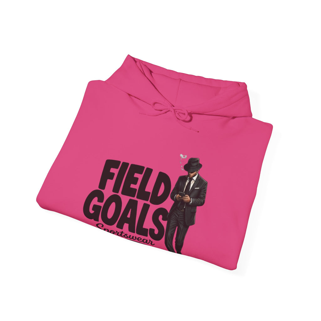 Field Goals Sportswear Hoodie — Retro Gentleman White Pullover