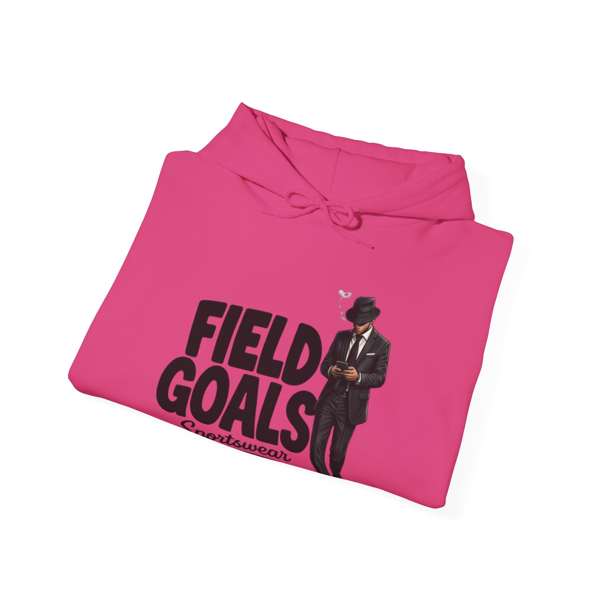 Field Goals Sportswear Hoodie — Retro Gentleman White Pullover
