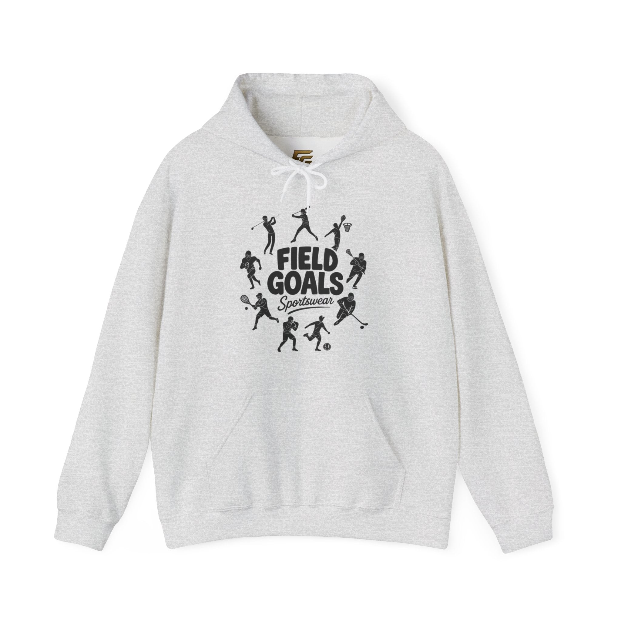 Field Goals Hoodie — Graphic Players White Pullover
