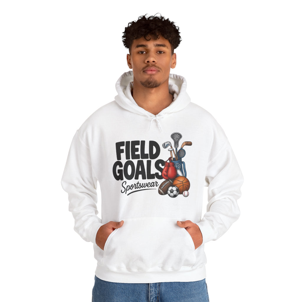 Field Goals Sportswear Hoodie — Multi-Sport Graphic Sweatshirt