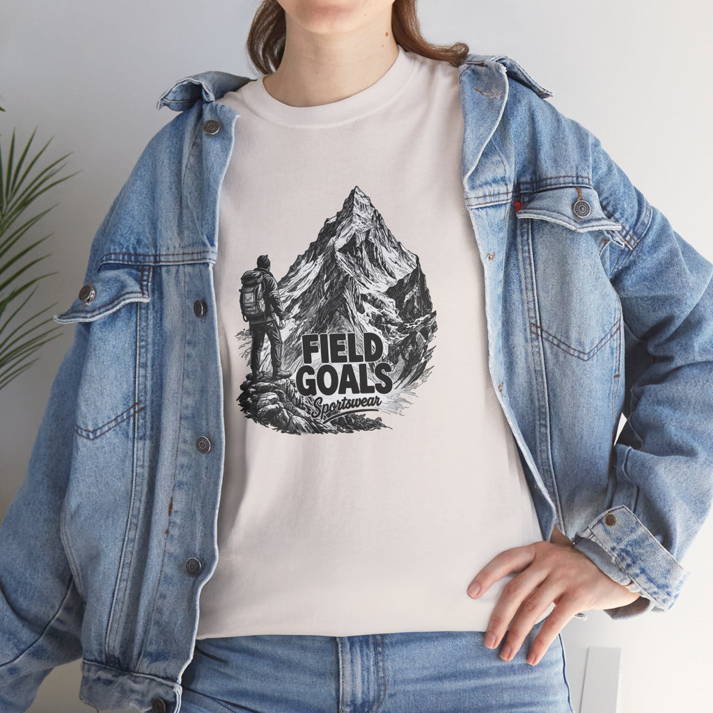 Field Goals Mountain Hiking Tee — Adventure Graphic T-Shirt