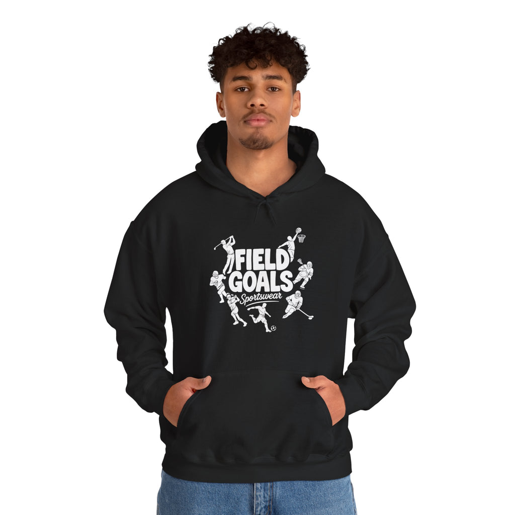 Field Goals Sportswear Hoodie – Players Silhouette Black Pullover