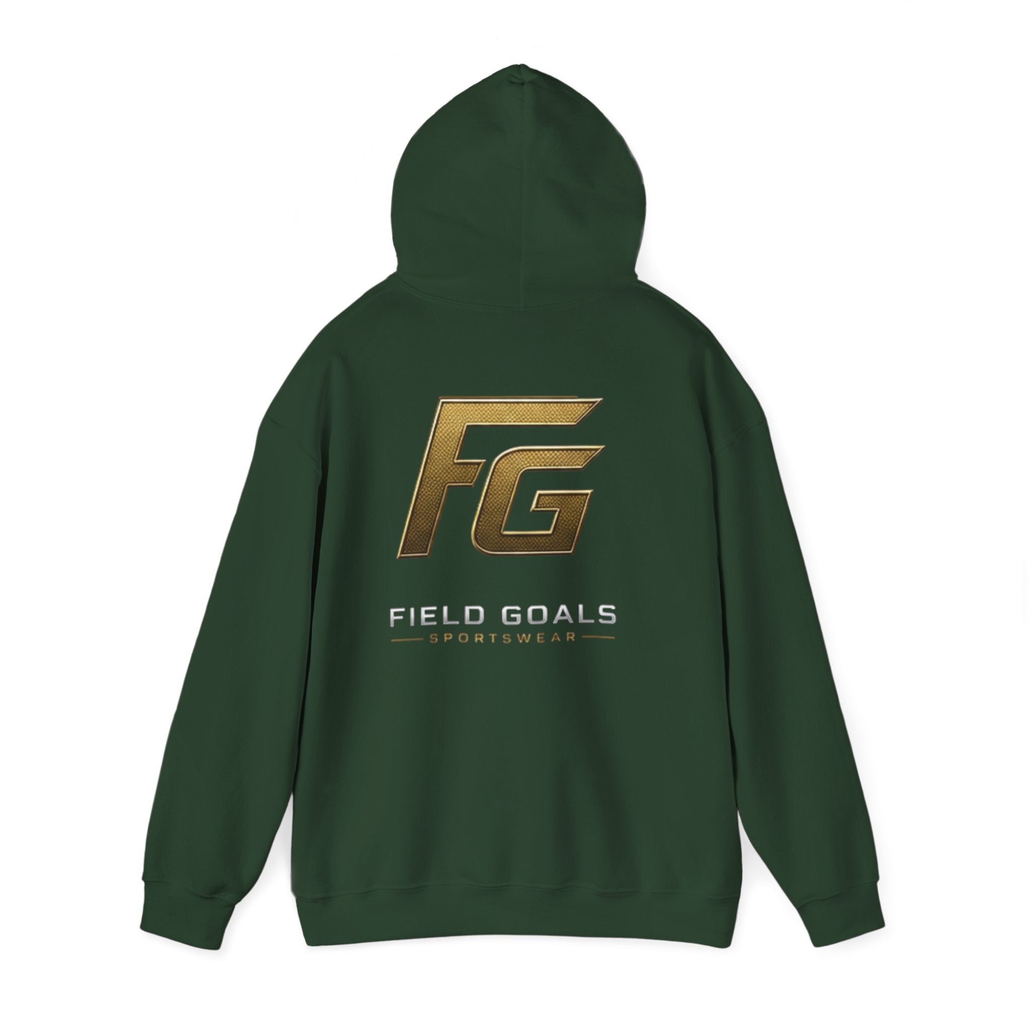 Field Goals Hoodie — Gold Logo Sportswear Pullover
