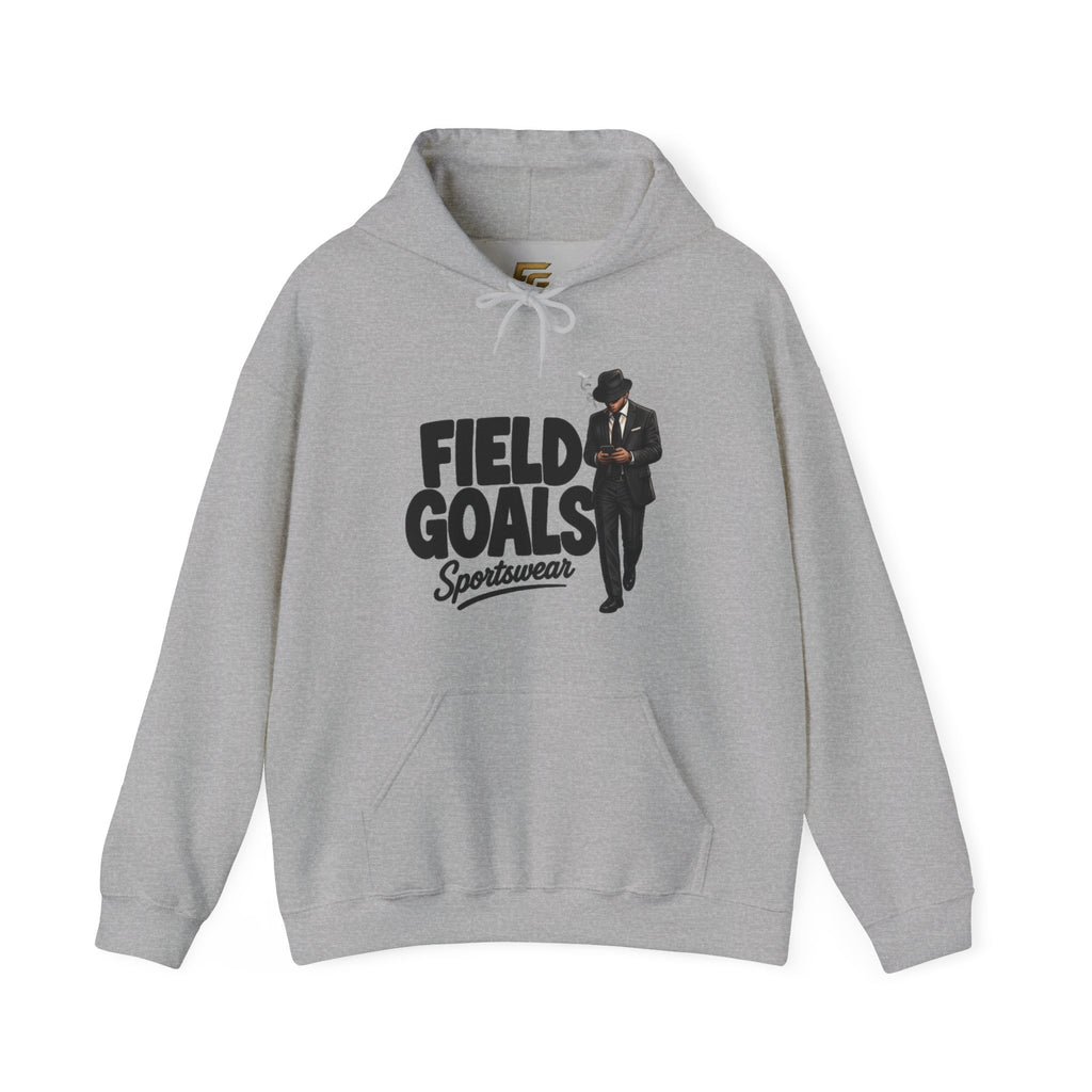 Field Goals Sportswear Hoodie — Retro Gentleman White Pullover