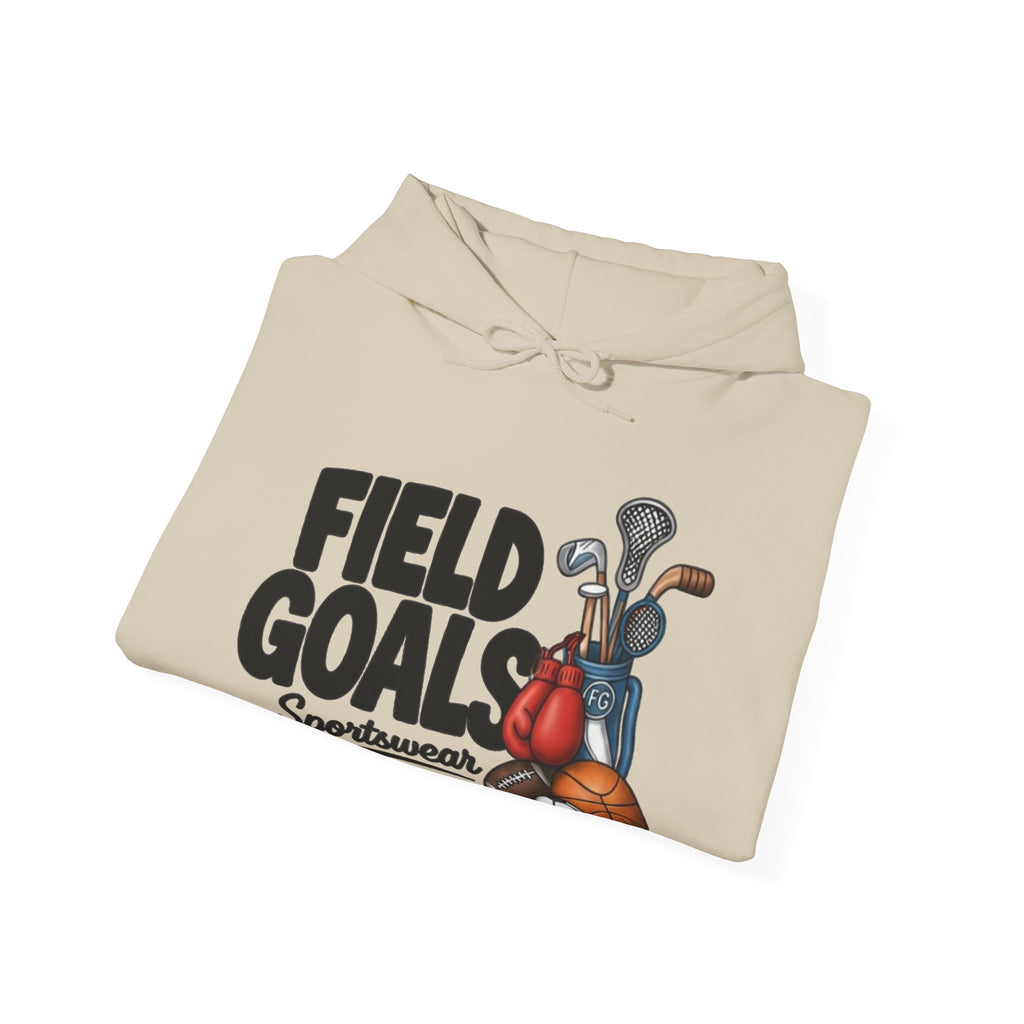 Field Goals Sportswear Hoodie — Multi-Sport Graphic Sweatshirt