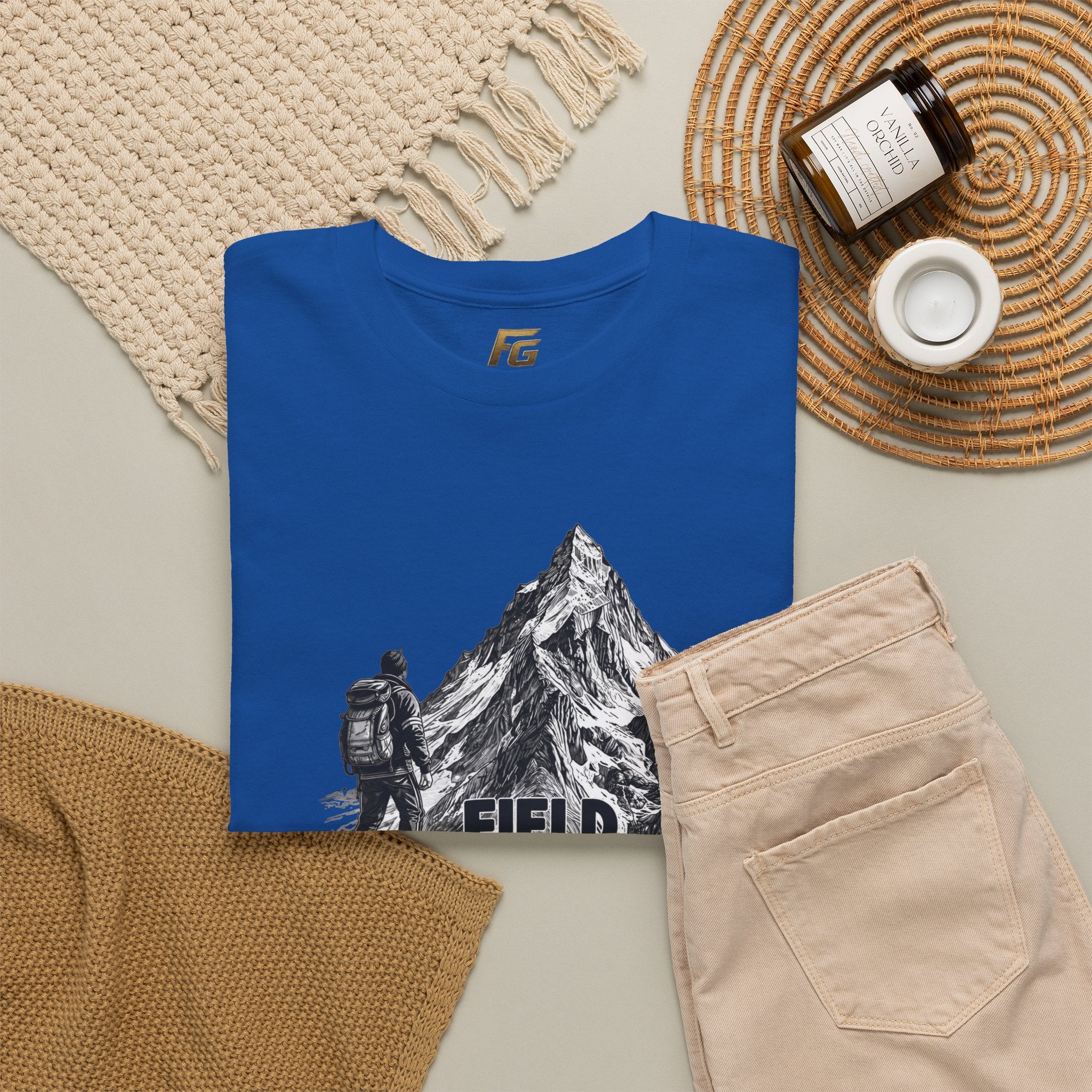 Field Goals Mountain Hiking Tee — Adventure Graphic T-Shirt