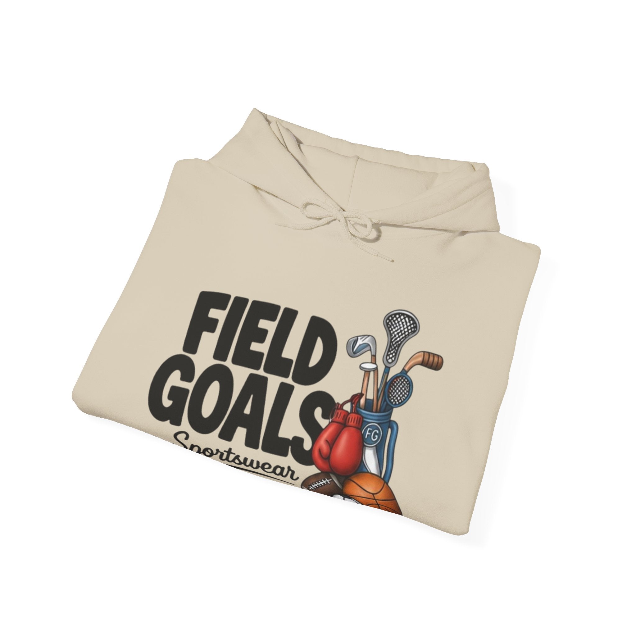 Field Goals Sportswear Hoodie — Multi-Sport Graphic Sweatshirt