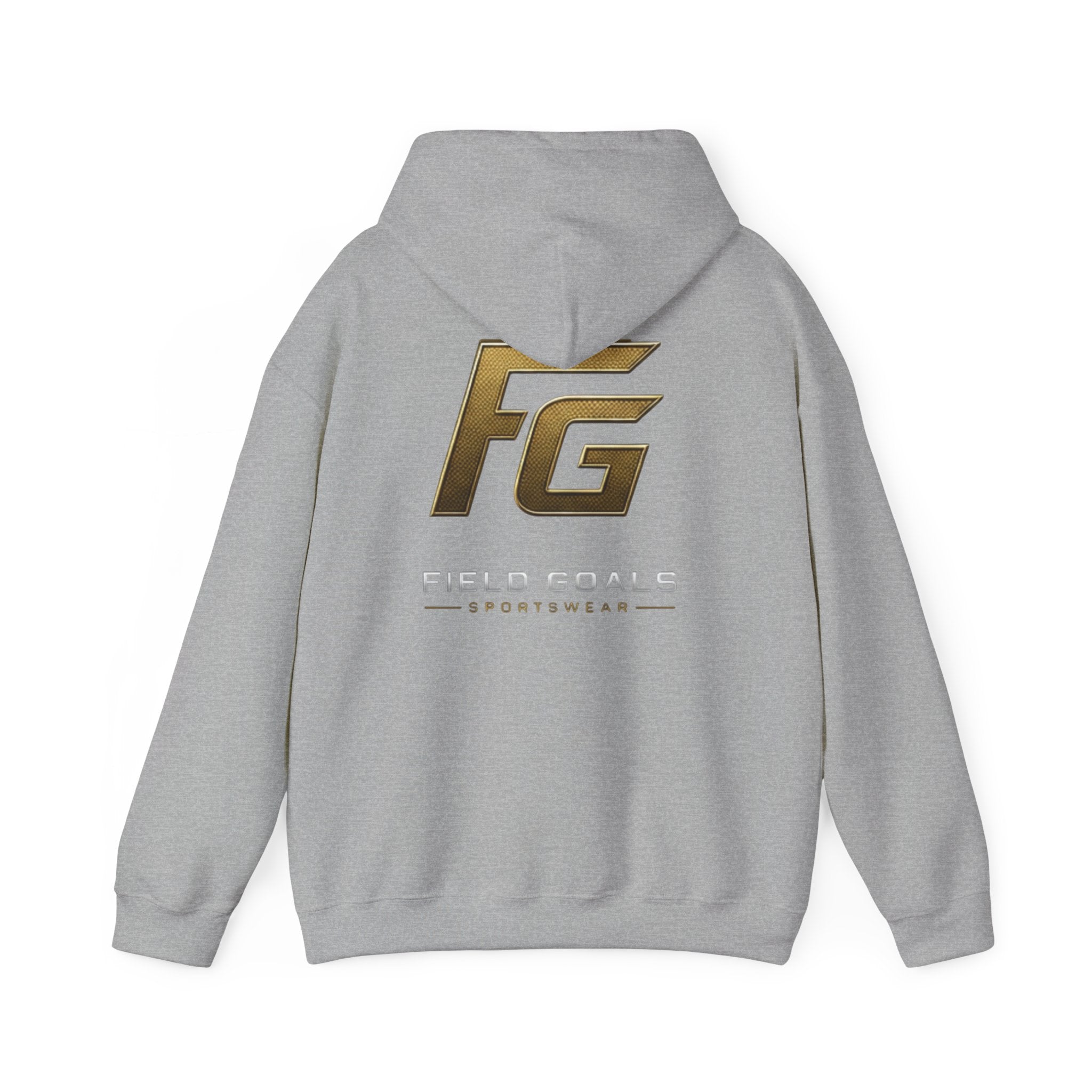 Field Goals Hoodie — Gold Logo Sportswear Pullover