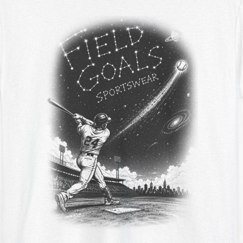 Baseball 'Field Goals' Graphic Tee - Vintage Sports Constellation Design