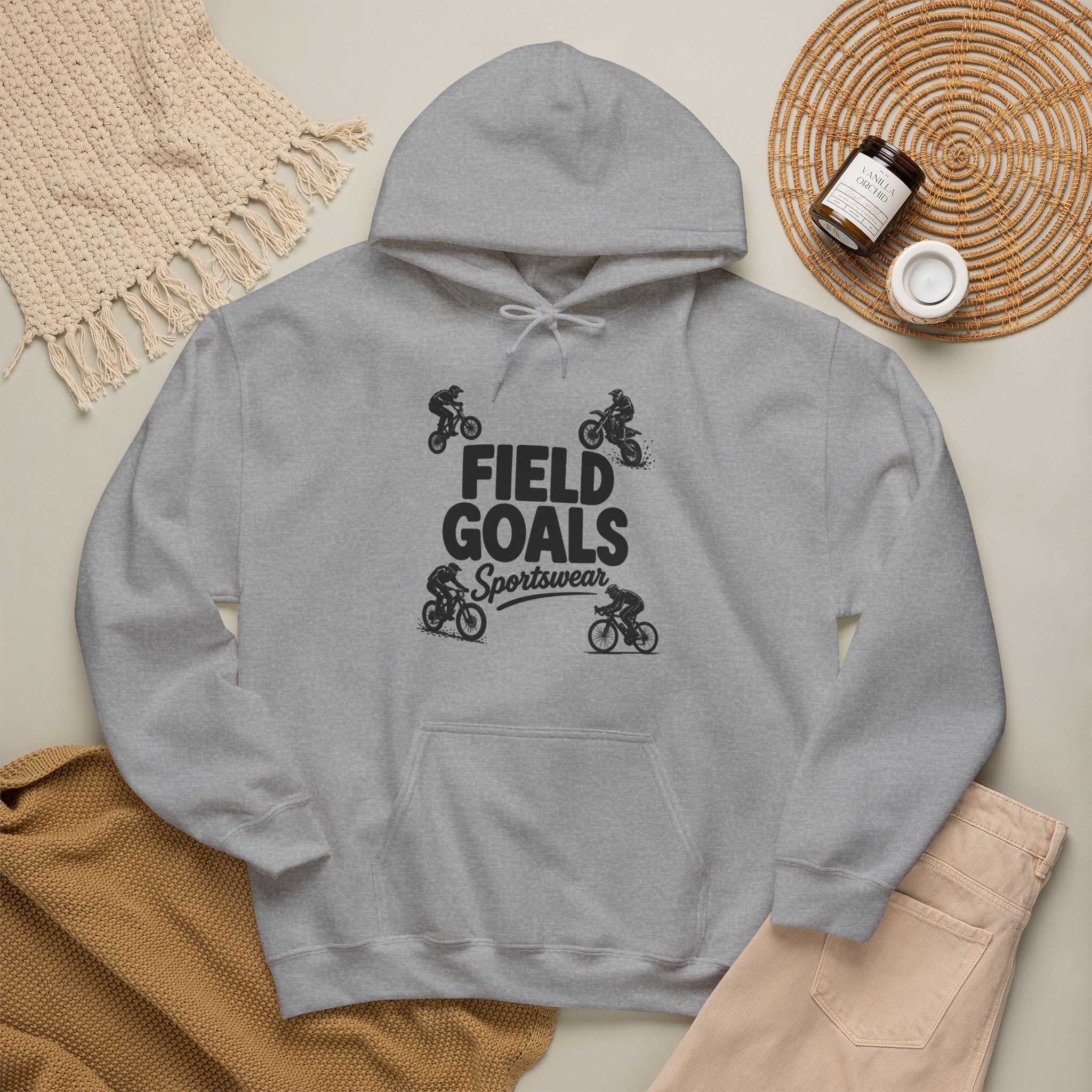 Field Goals Sportswear Hoodie – Bike Rider Sweatshirt