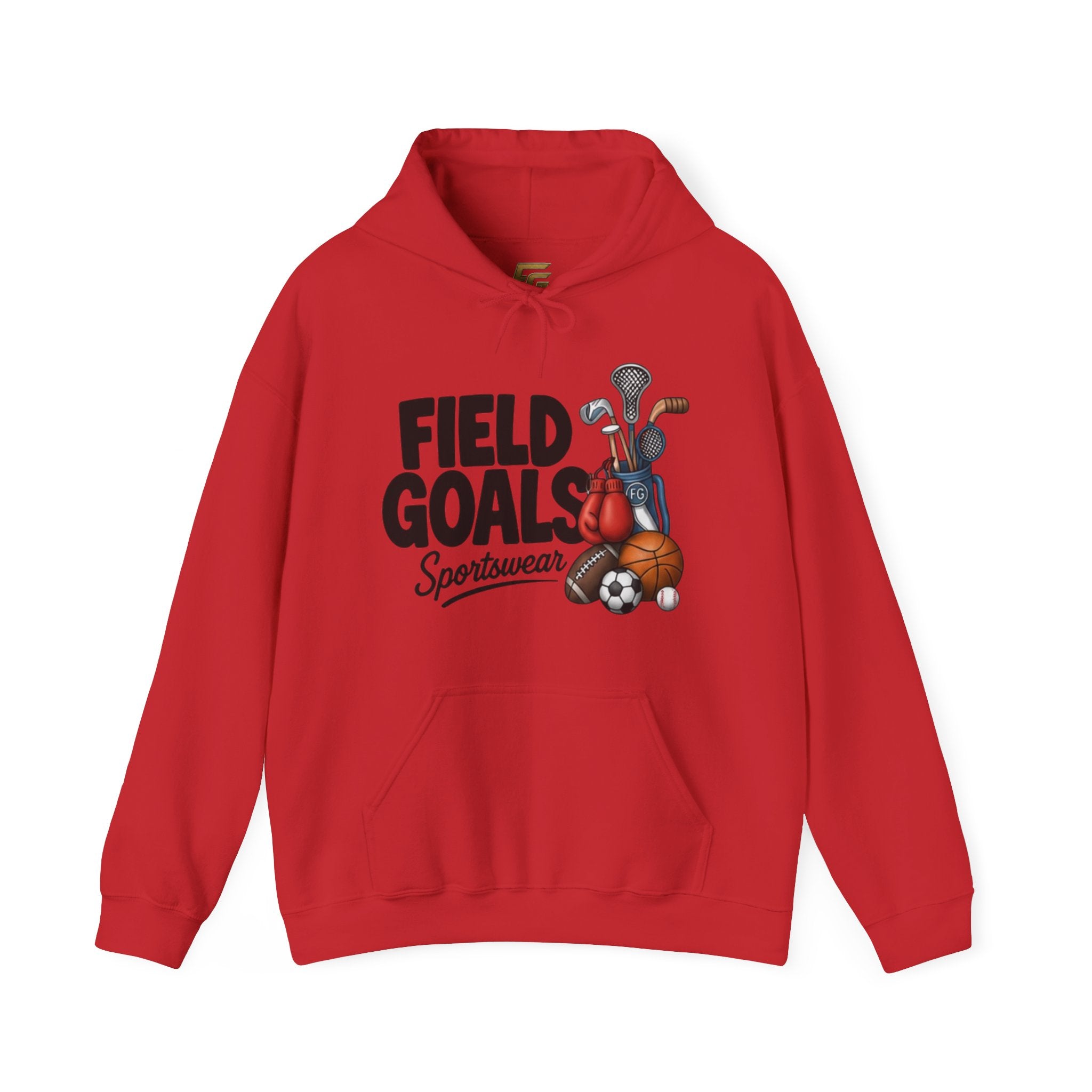 Field Goals Sportswear Hoodie — Multi-Sport Graphic Sweatshirt