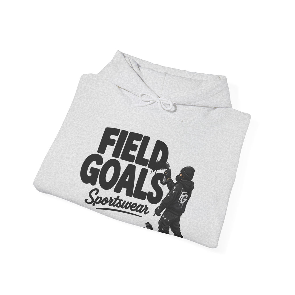 Field Goals Sportswear Hoodie — Graffiti Artist Graphic  Pullover