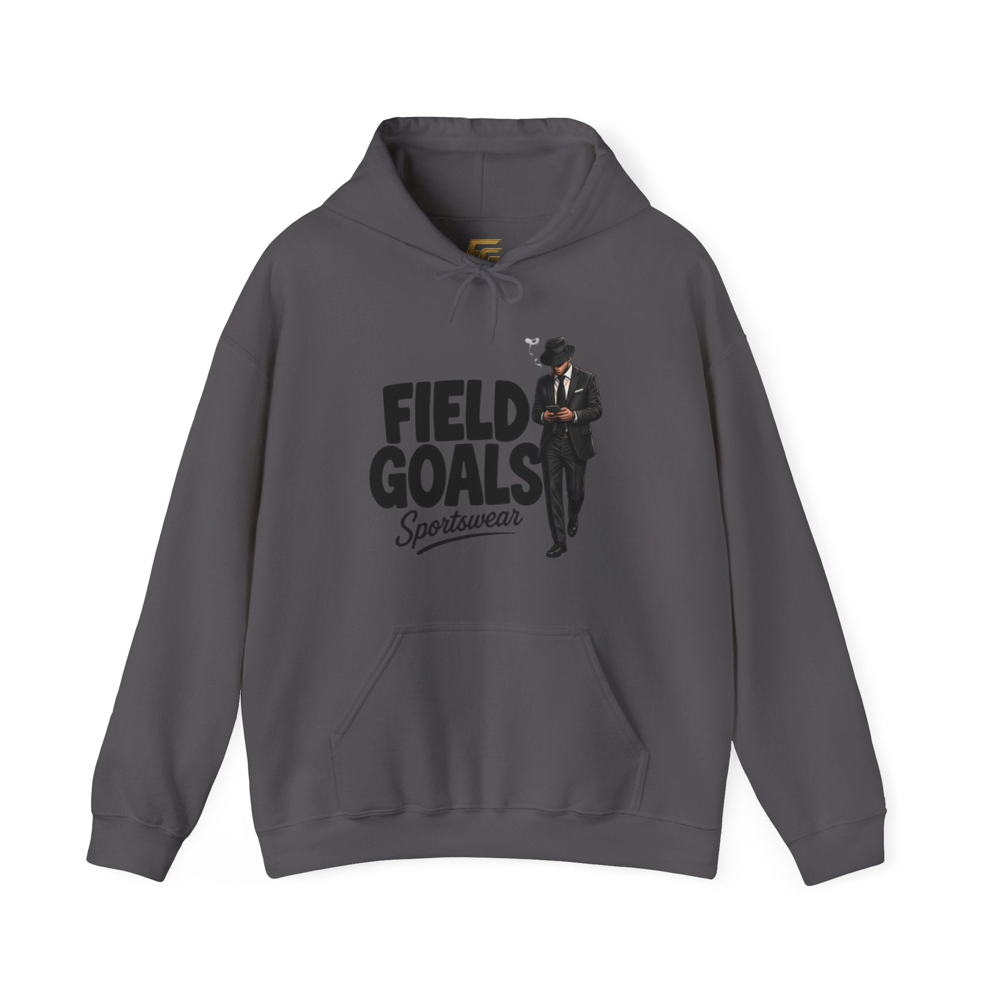 Field Goals Sportswear Hoodie — Retro Gentleman White Pullover