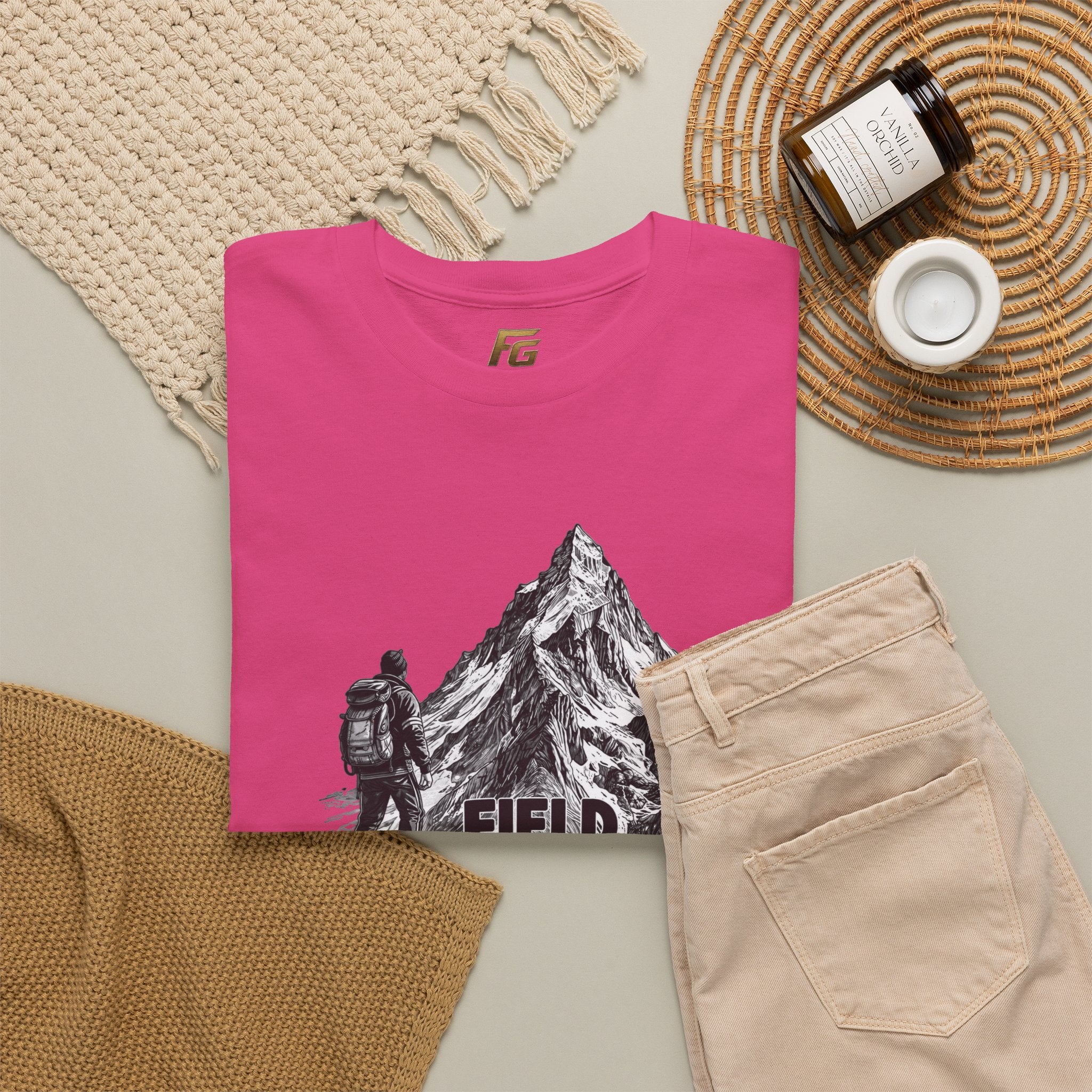 Field Goals Mountain Hiking Tee — Adventure Graphic T-Shirt