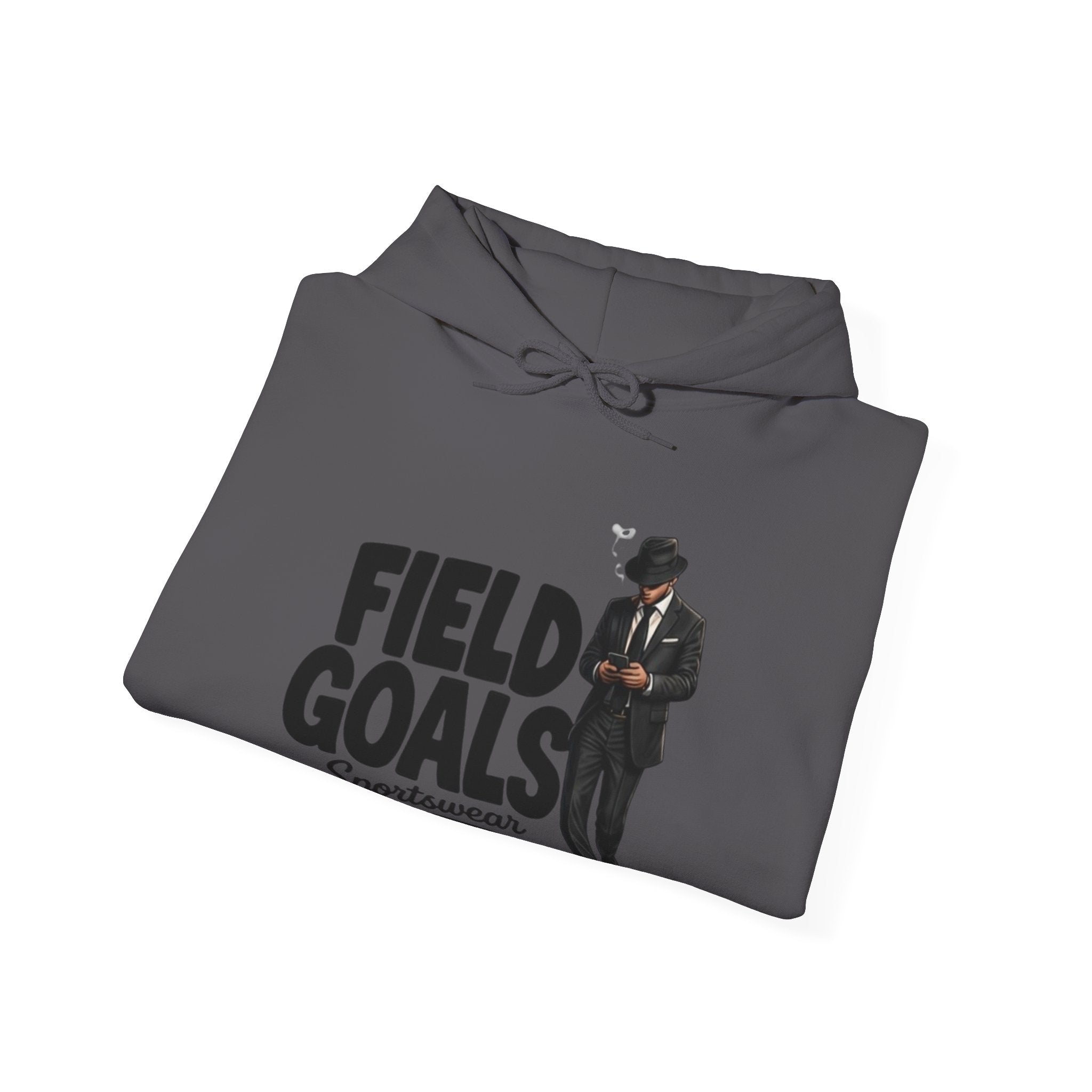Field Goals Sportswear Hoodie — Retro Gentleman White Pullover